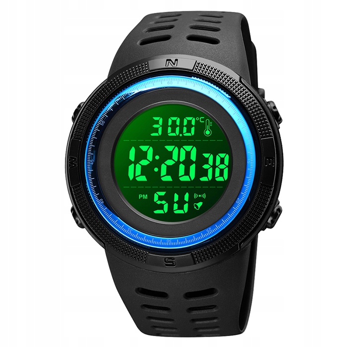 Zegarek męski SKMEI elektroniczny temperatura ke33 Kształt koperty okrągła