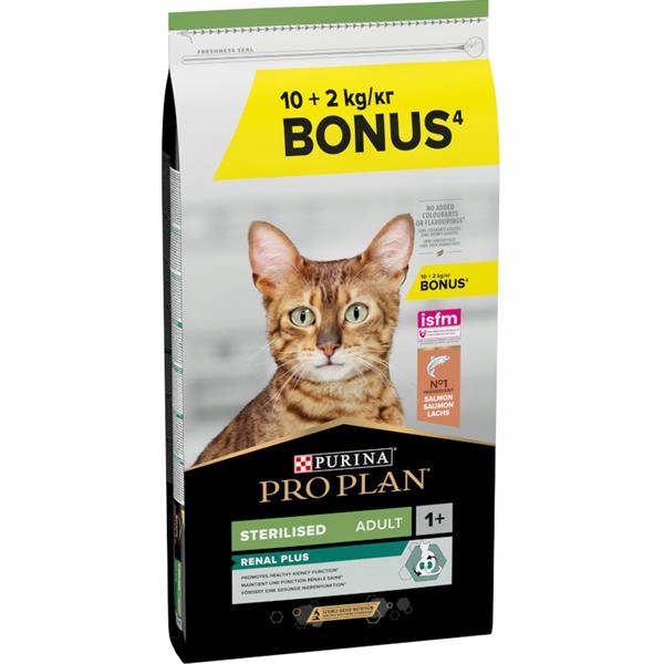 Levně Pro Plan Cat Adult Sterilised Renal Plus losos 10 2 kg