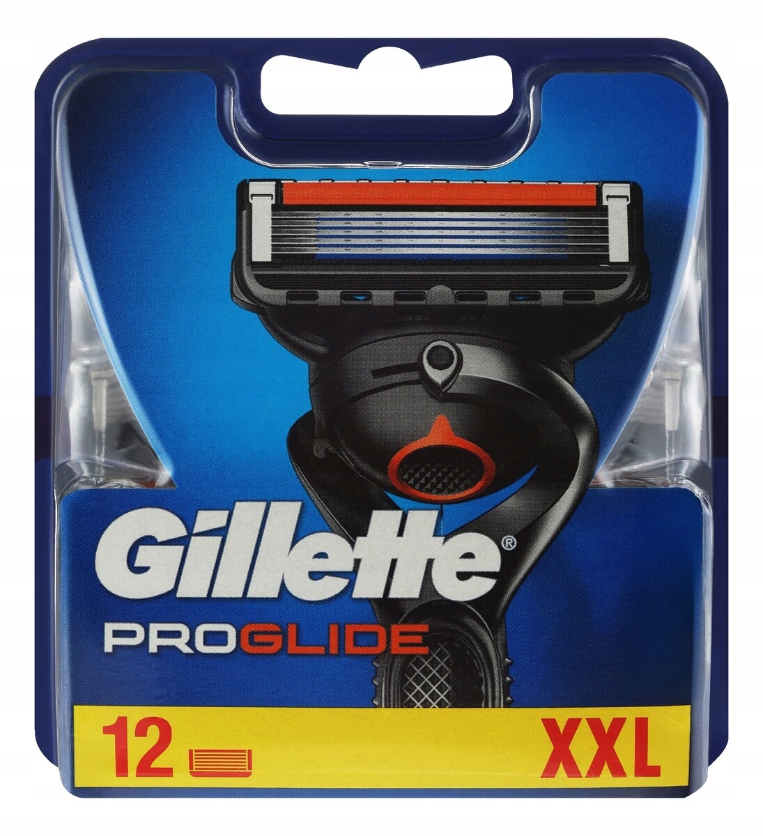 Gillette Fusion5 Proglide Čepele Nůžky Náplně do strojku 12 Ks