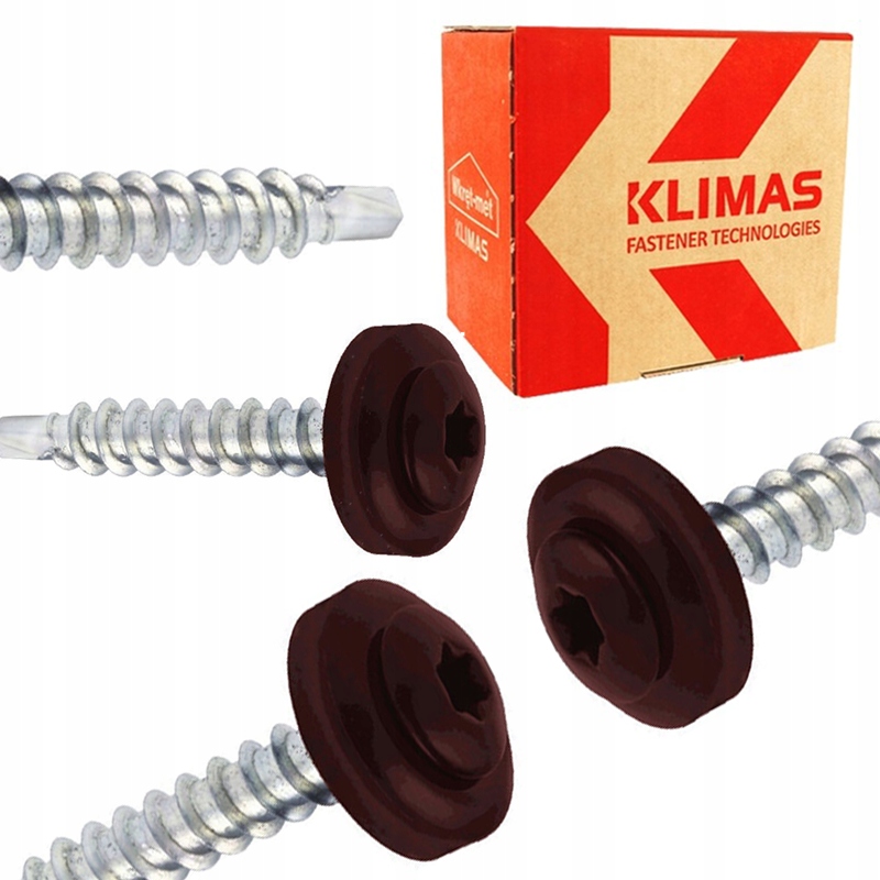 Farmářské vruty 4,8x35 Ral 8017 hnědé farmářské Torx 250 ks