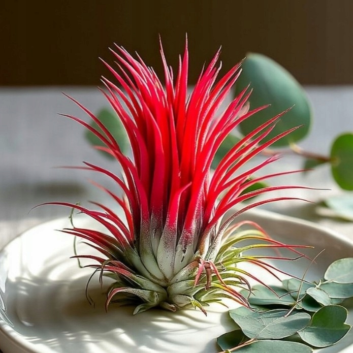 Tillandsia 'Ionantha Red' Air PLANTS оплетка-воздушное растение-Красный
