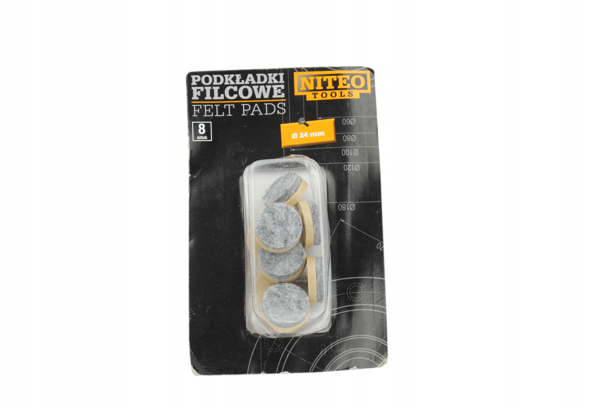 

Podkładki filcowe Niteo Tools 24 mm 8szt