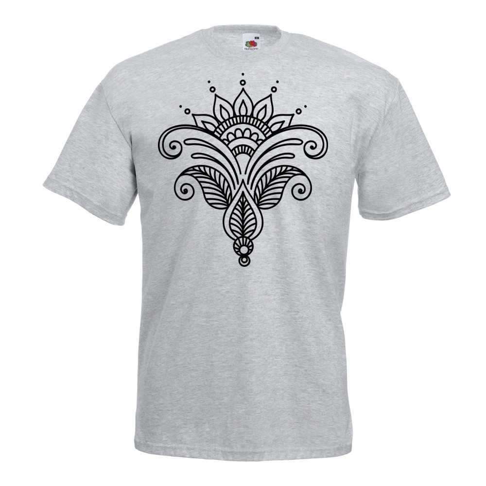 

Koszulka mandala symbol L szara