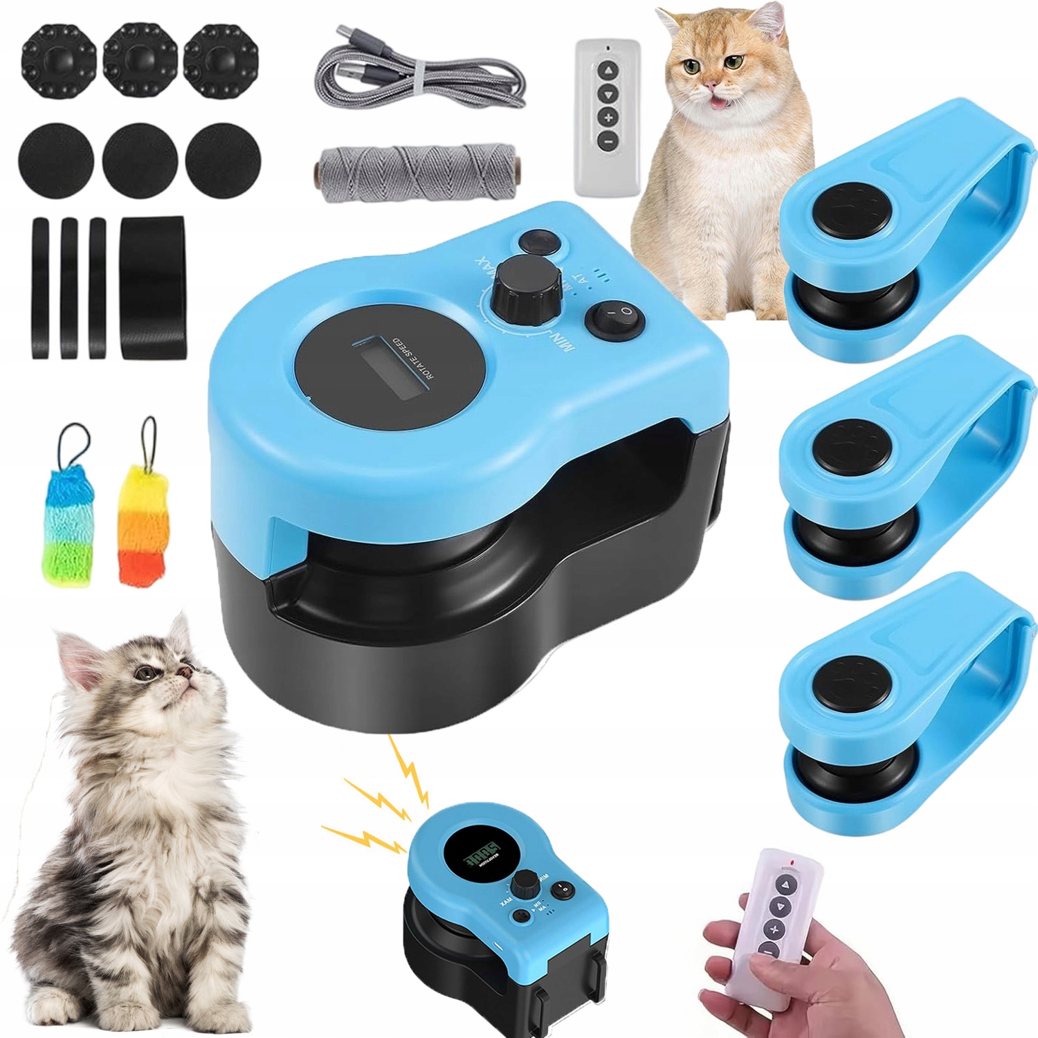 Interaktivní Běžecký Pás Pro Kočky S Nastavitelnou Rychlostí A Motivem Myši