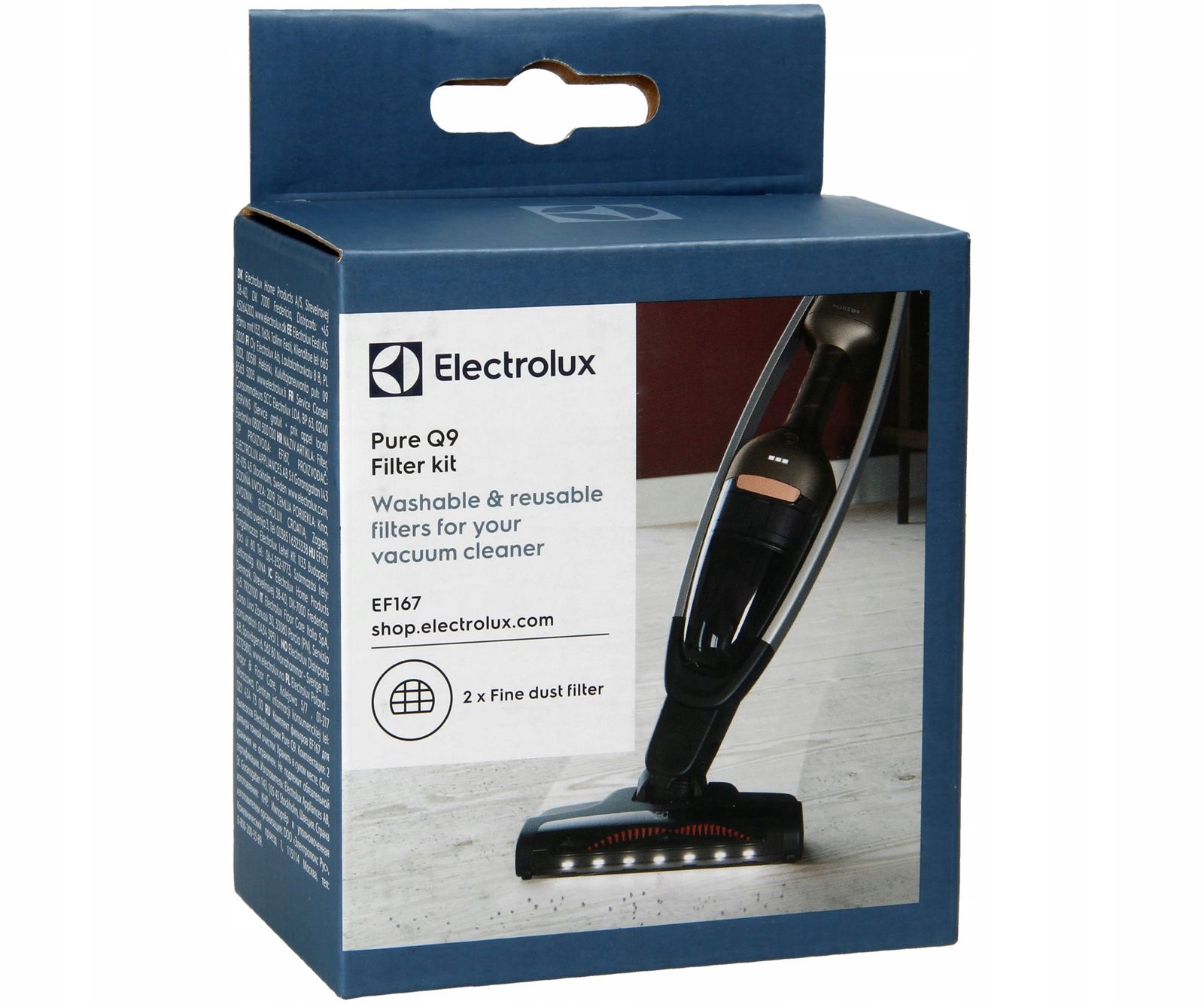 2x Filtr HEPA EF167 do ELECTROLUX PURE Q9 / AEG Q9