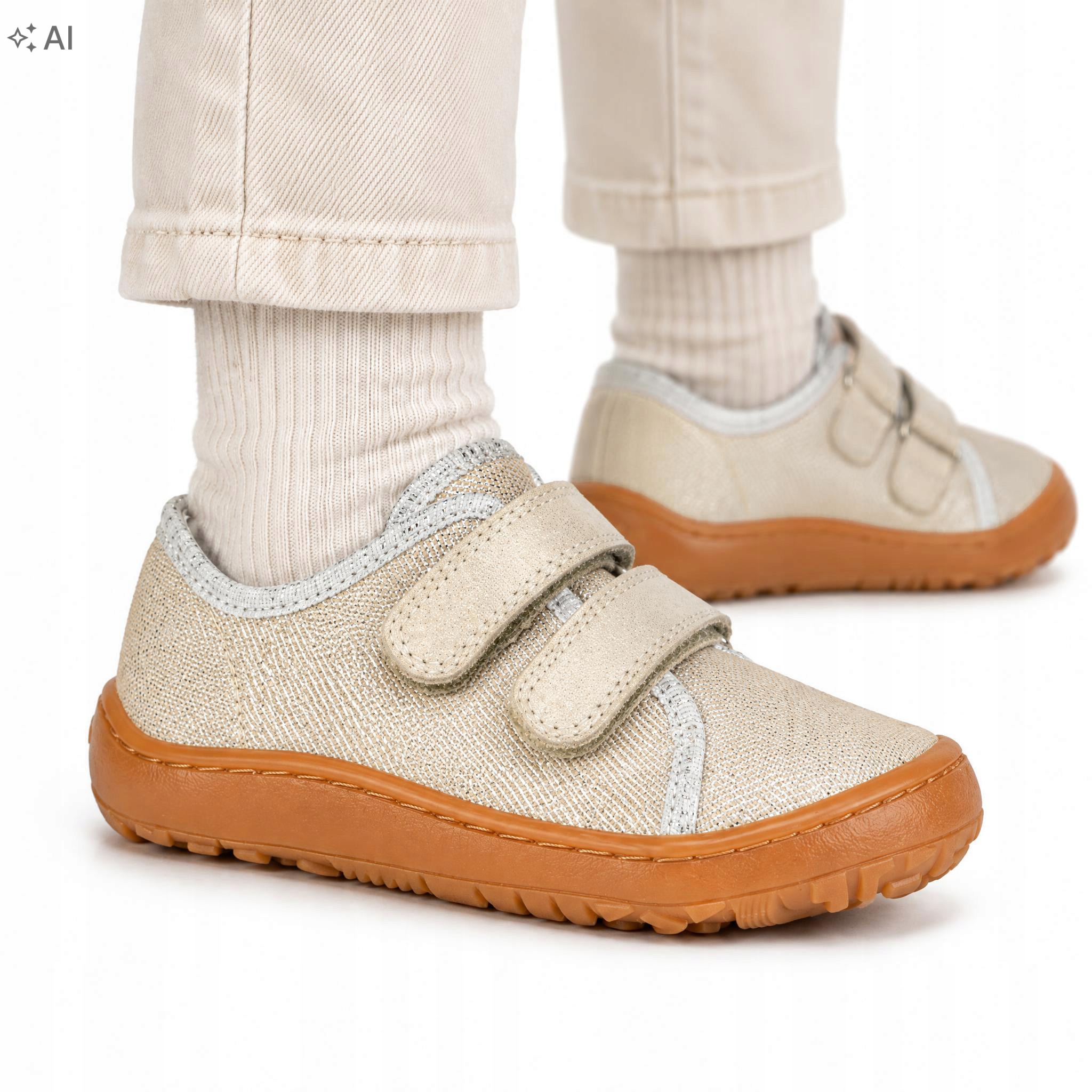 Kapcie, buty, półbuty dziecięce Froddo Barefoot Canvas G1700440-1