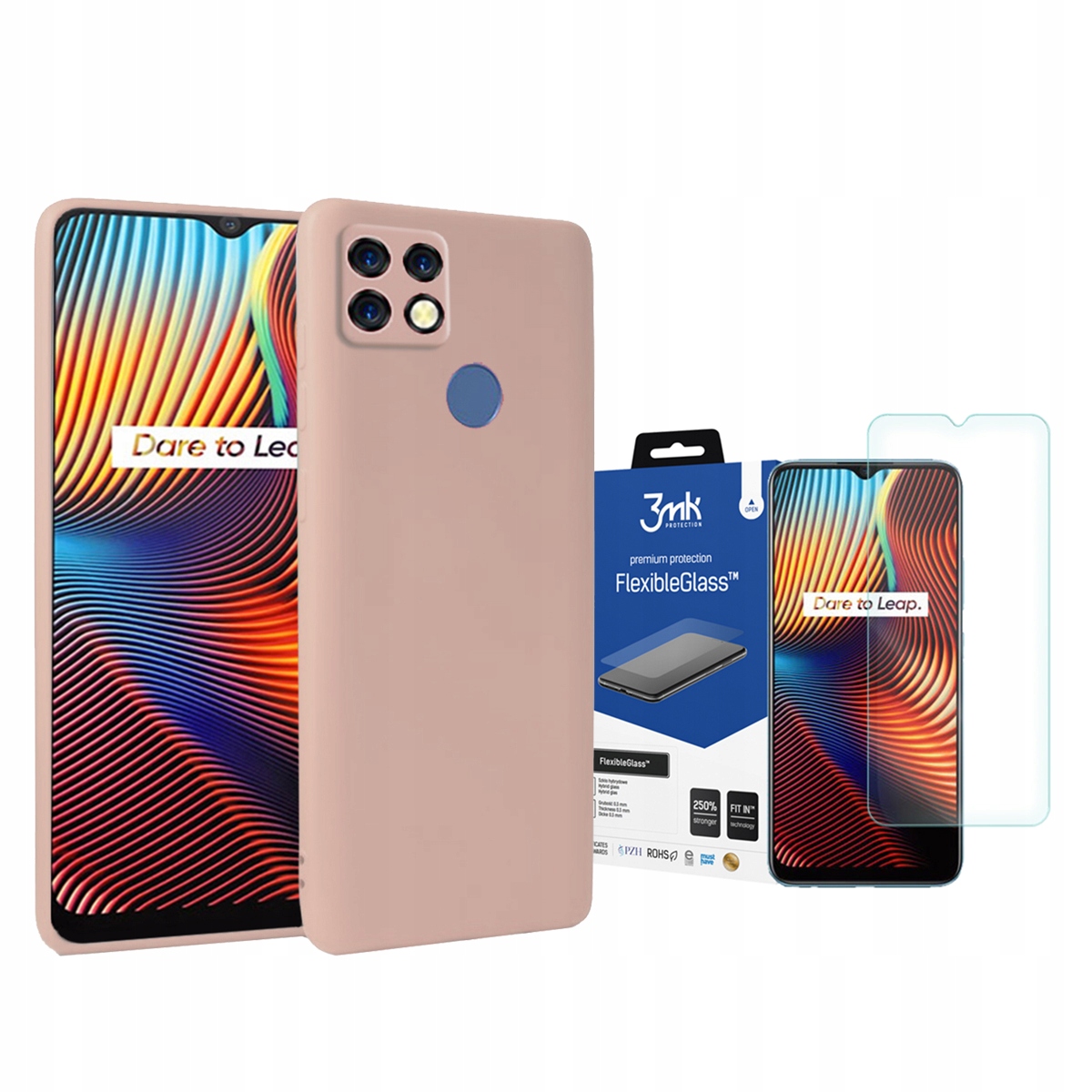 

Silikonowe Etui Case Do Realme 7I Global+szkło 3MK
