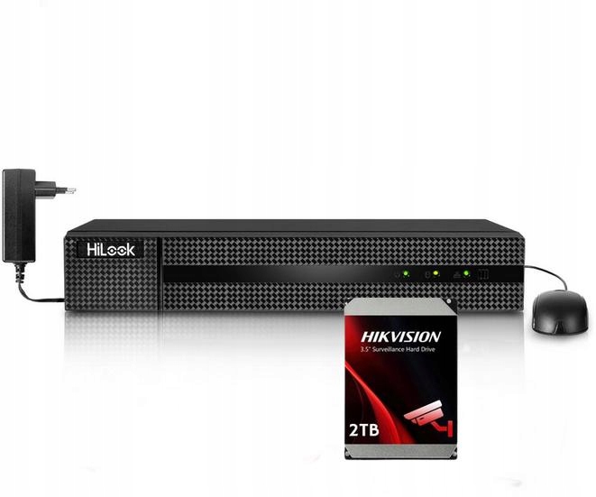 Rejestrator Ip Hilook 8 kanałowy 4MP NVR-8CH-4MP/8P z dyskiem 2TB