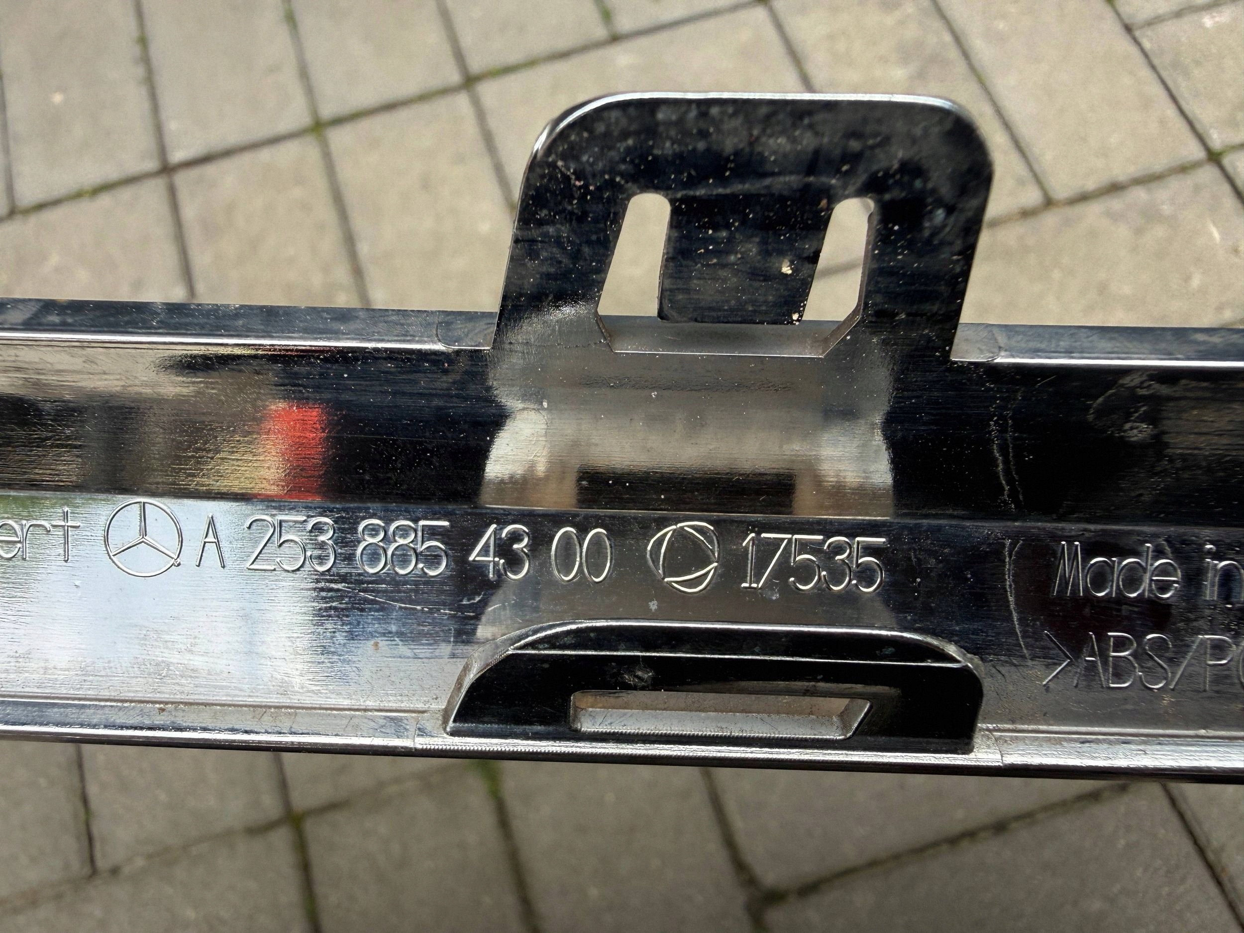 Mercedes Glc W253 lišta nárazníku předek přední