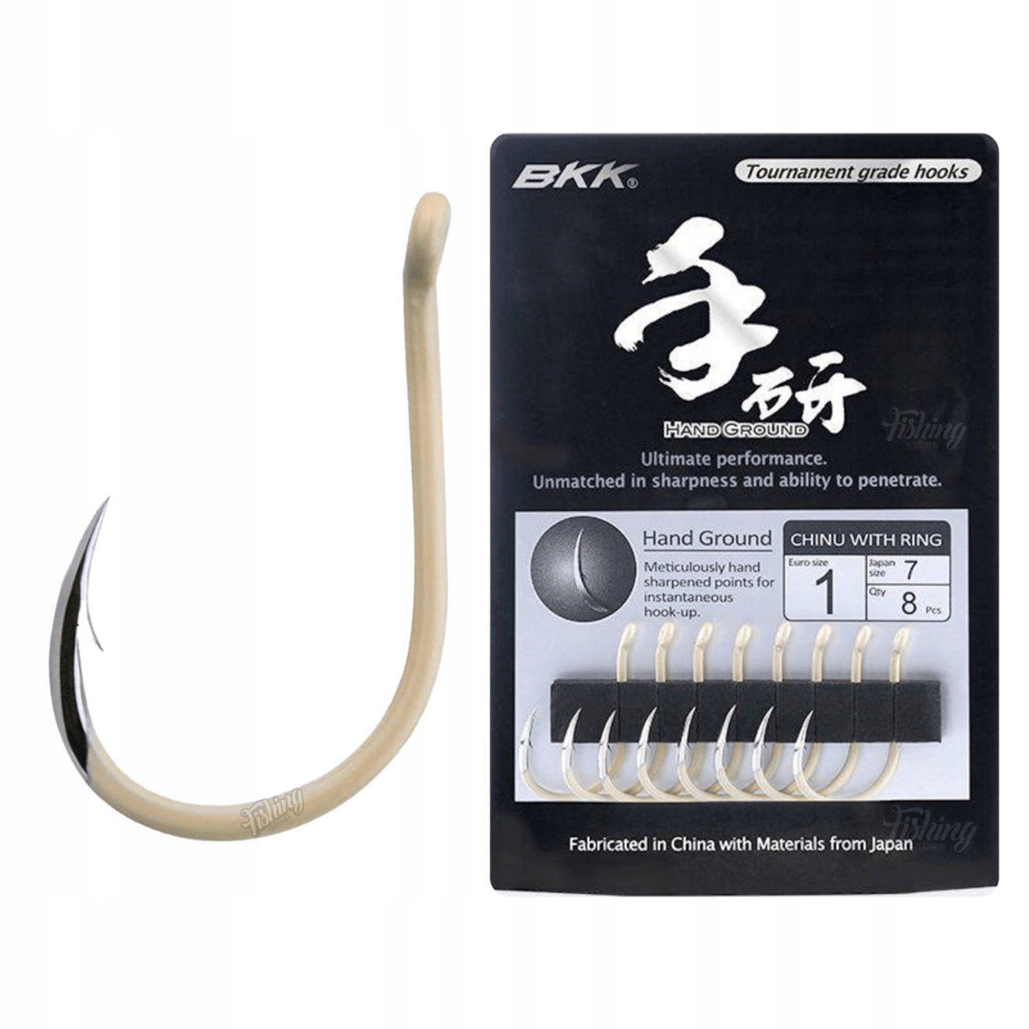 

Haczyki Bkk Chinu-R Hand Ground rozmiar 4, op.8szt
