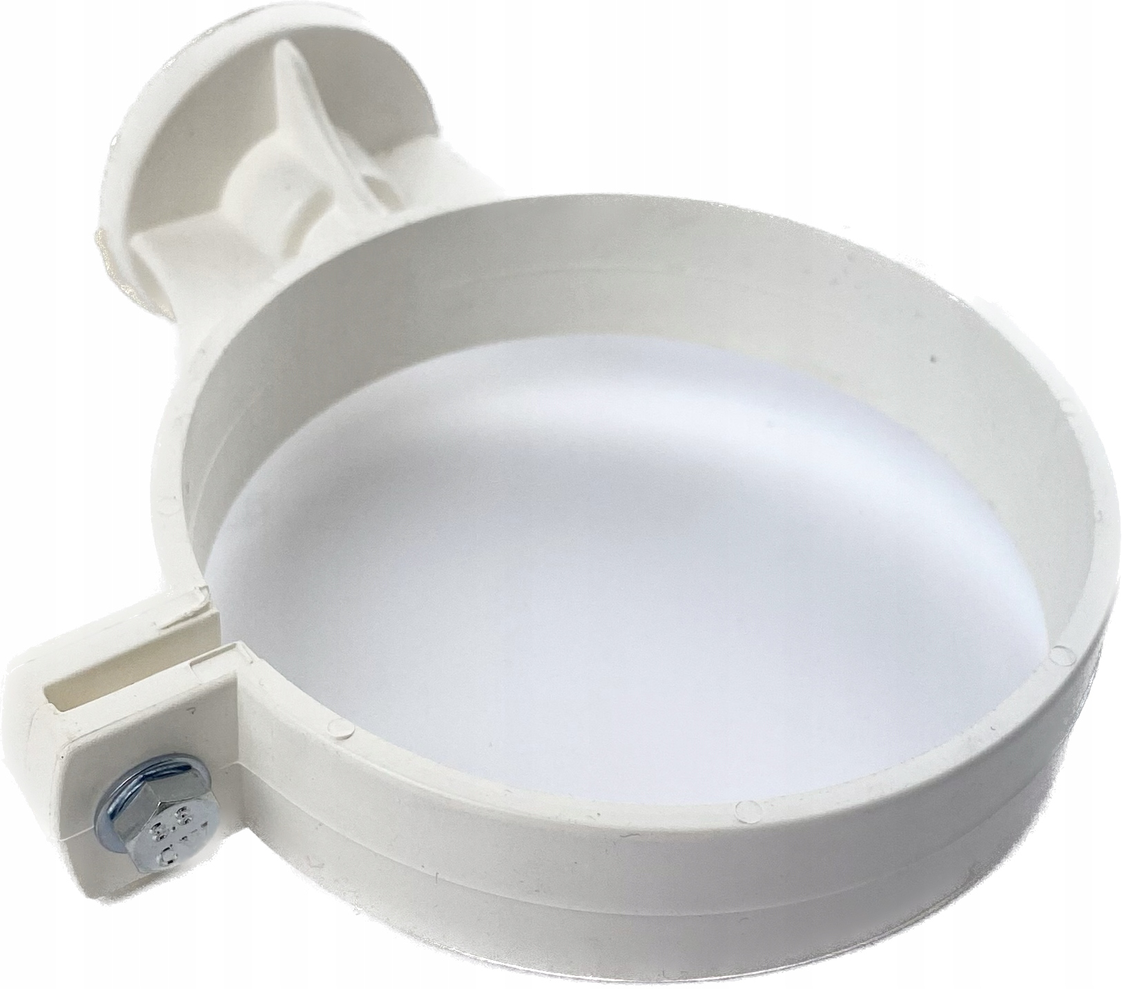 Galeco PVC Biały 9010 Obejma do rury 100