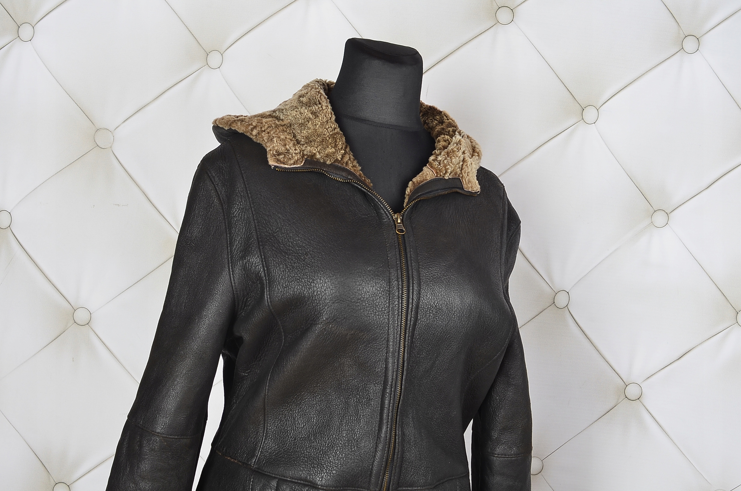 1184 FABIANI KOŻUCH NATURALNY LAMM KAPTUR 40 L