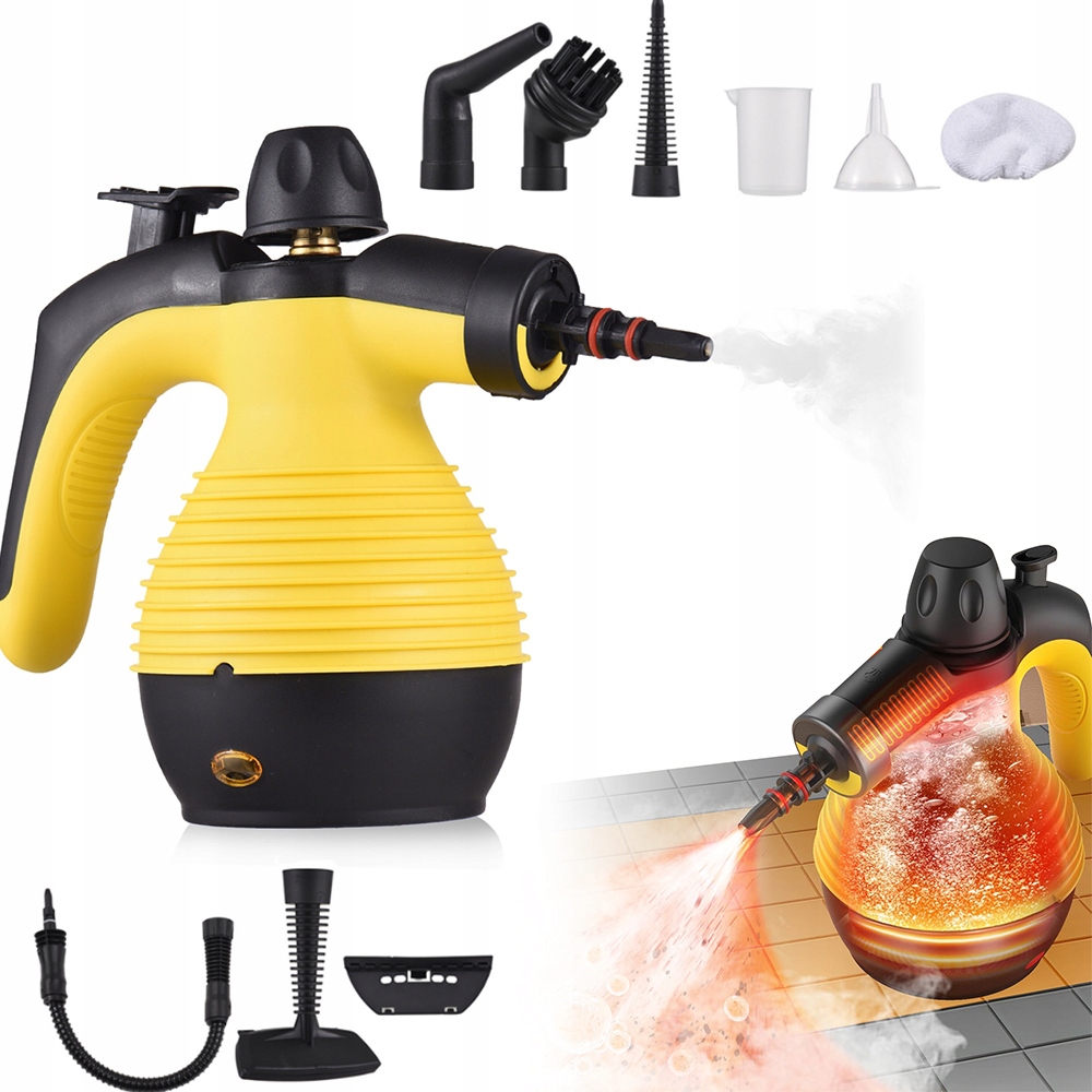 Parní Čistič 1050W Ruční Čistič 3-MINUTOVÉ Předehřívání