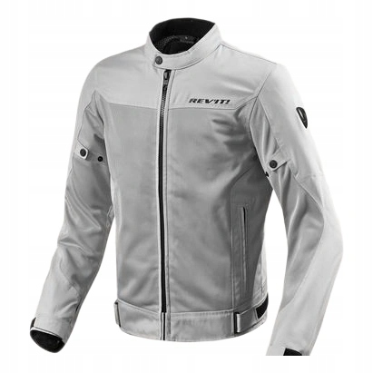 Textilná motocyklová bunda Revit Eclipse Silver strieborná