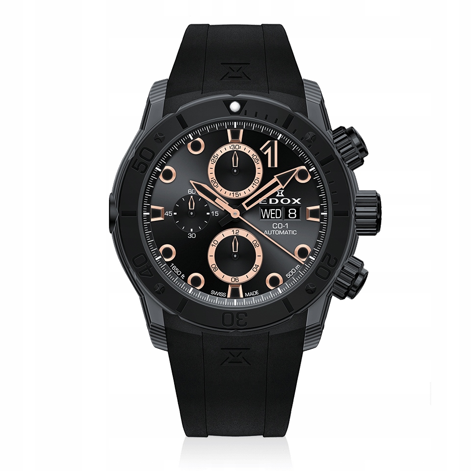 Edox CO-1 Carbon Chronograph Automatic 01125-CCN-Č.