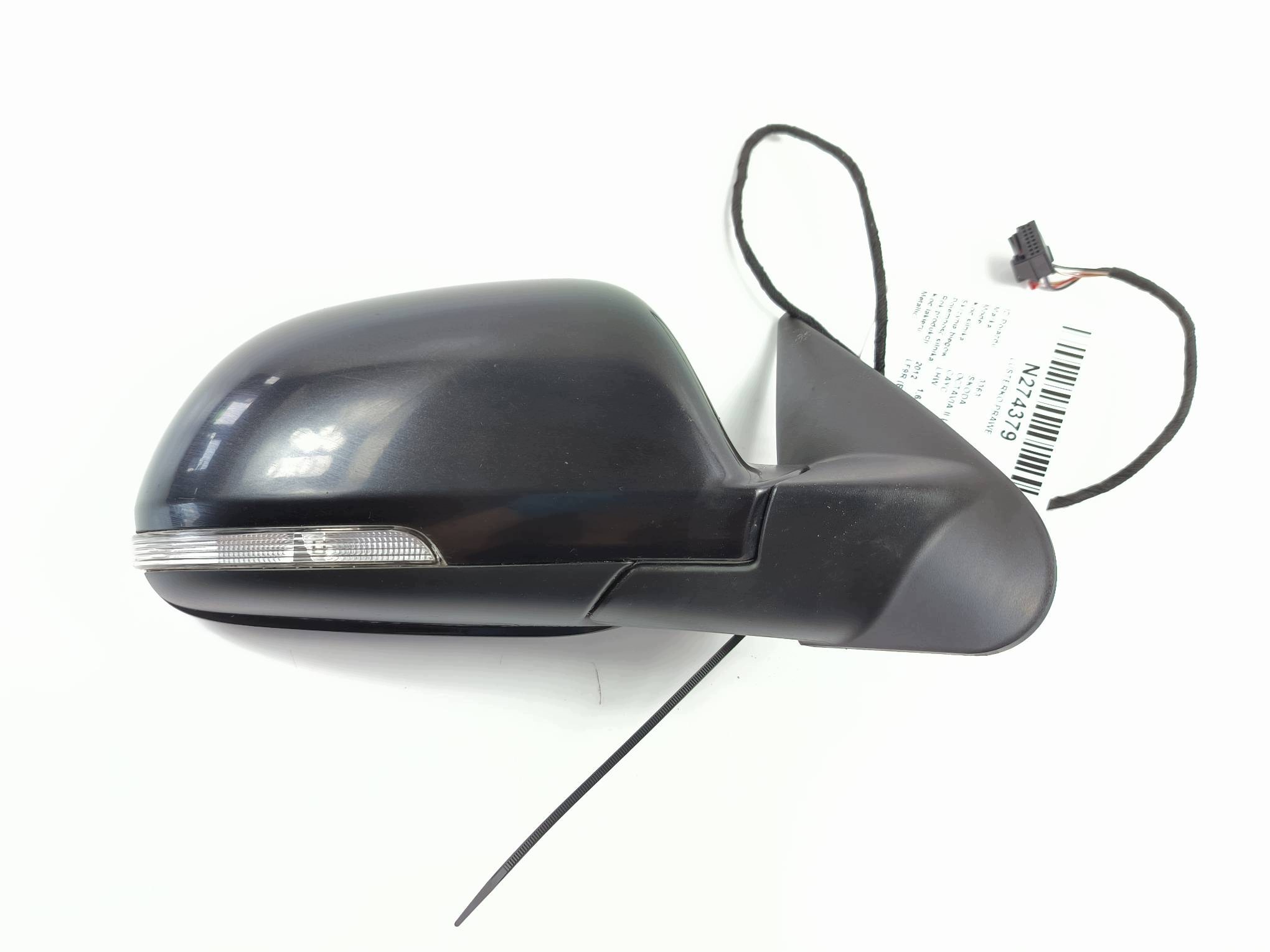 mirror right EU LF9R SKODA OCTAVIA II LIFT 6 PIN