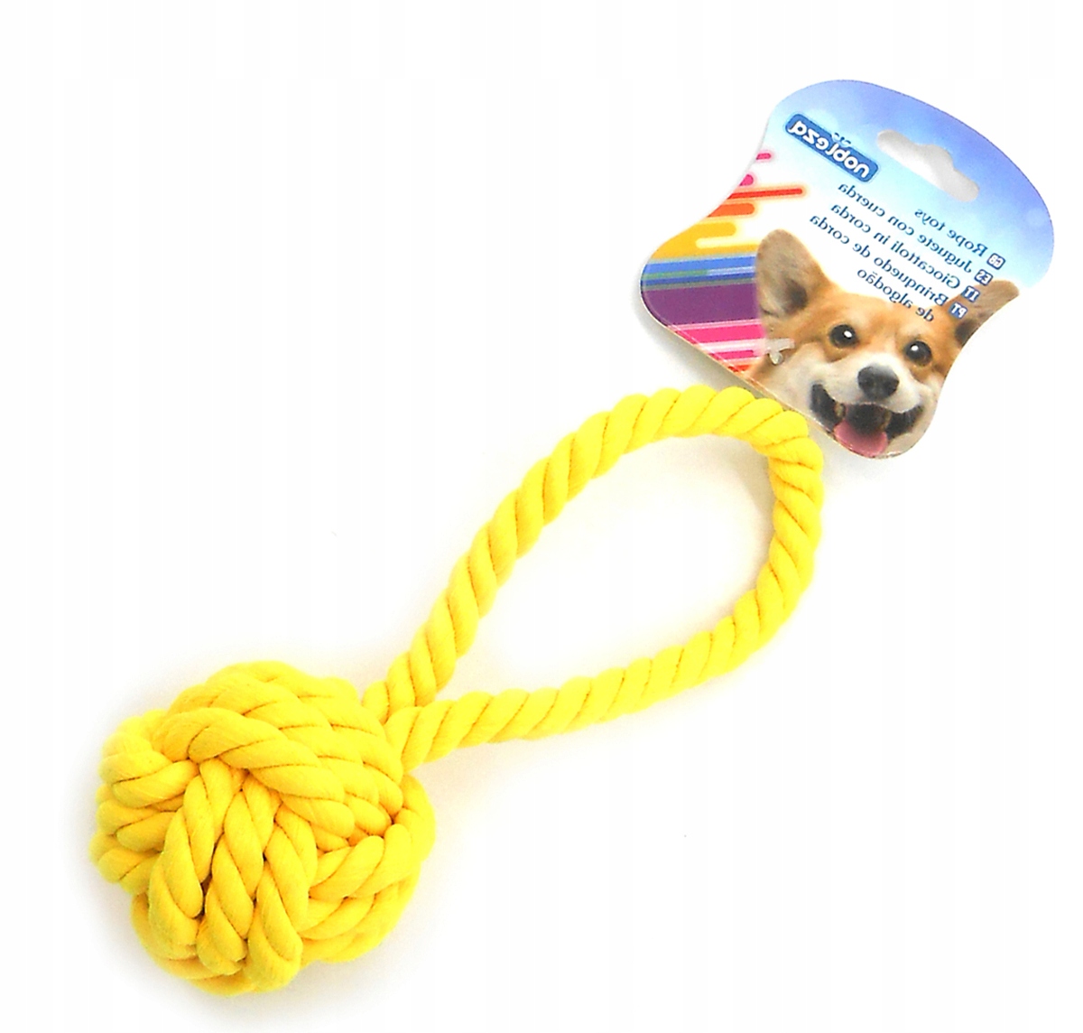 

Zabawka Psa Sznur Węzeł Supeł Szarpak Gryzak 18CM
