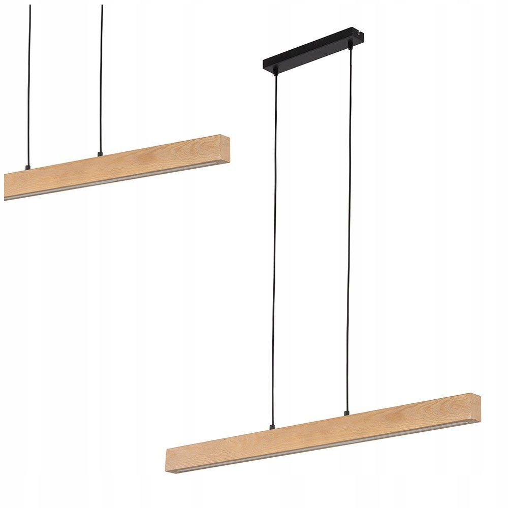 Závěsná podlouhlá Led lampa 36W Teo do obývacího pokoje nad stůl, elegantní Tk Lighting