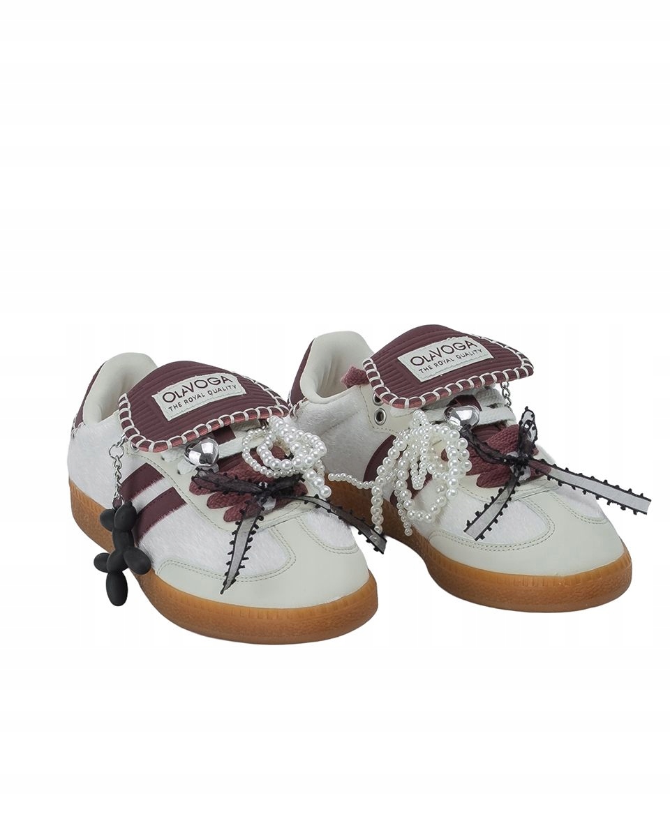 Buty damskie Olavoga Anaty 2026 ecru wine red 36