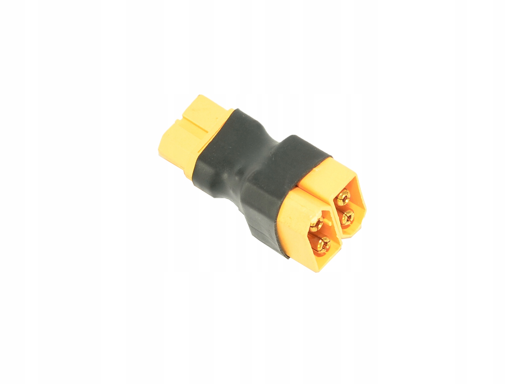Przejściówka adapter XT60 Szeregowa 1Żeńska-2męska twarda