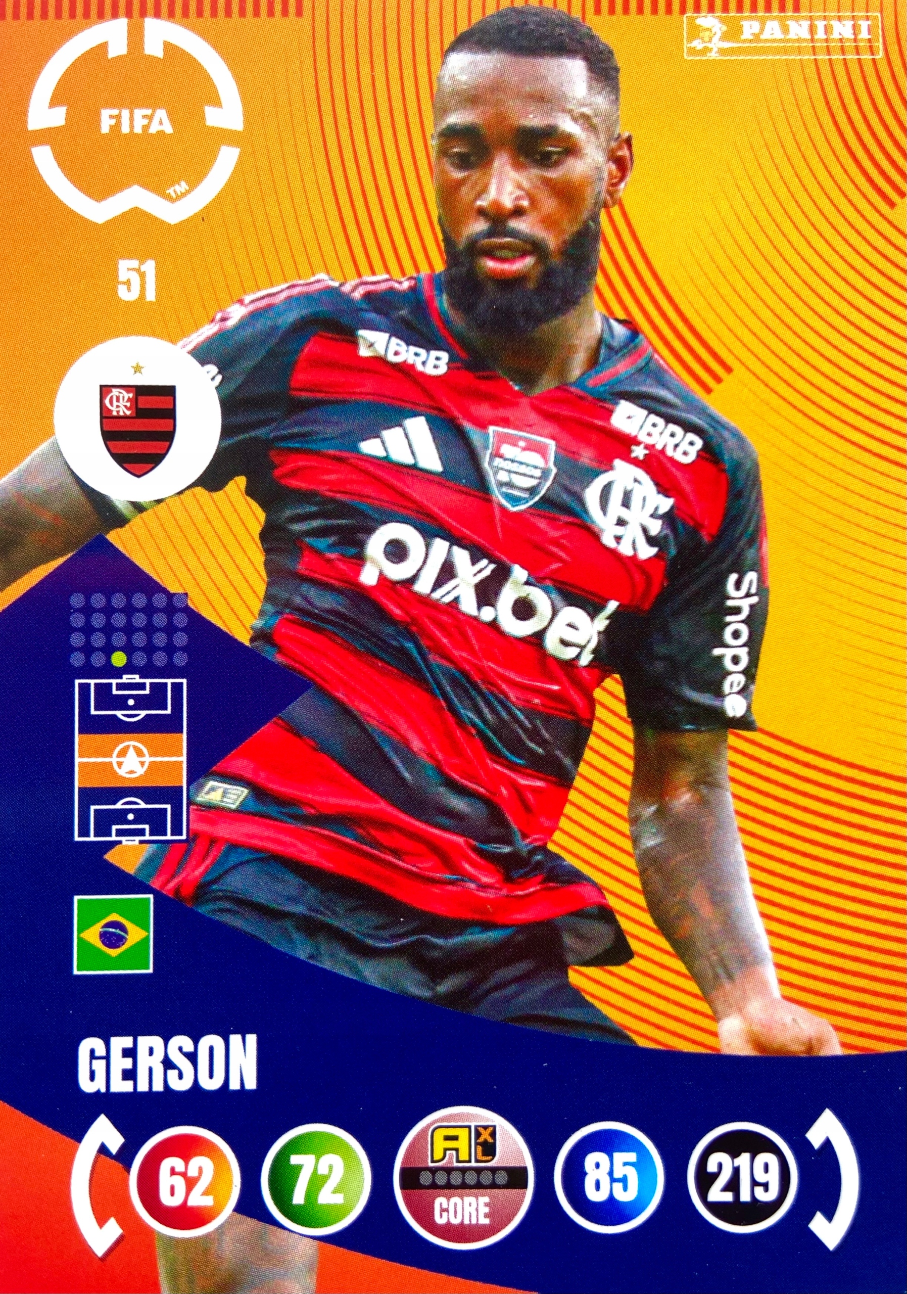 Fifa Club World Cup 2025 Team Mate Base 51 Gerson Cr Flamengo