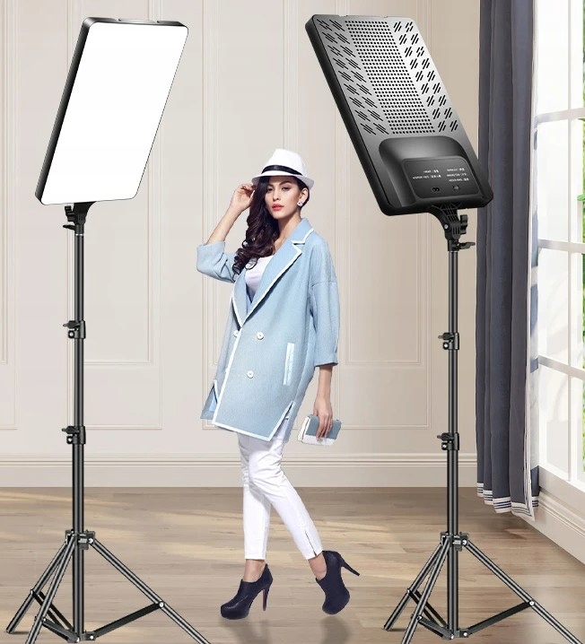 PROFESJONALNA LAMPA STUDYJNA DO ZDJĘĆ PANEL LED VIDEO 240W + STATYW 200 CM Liczba źródeł światła 1