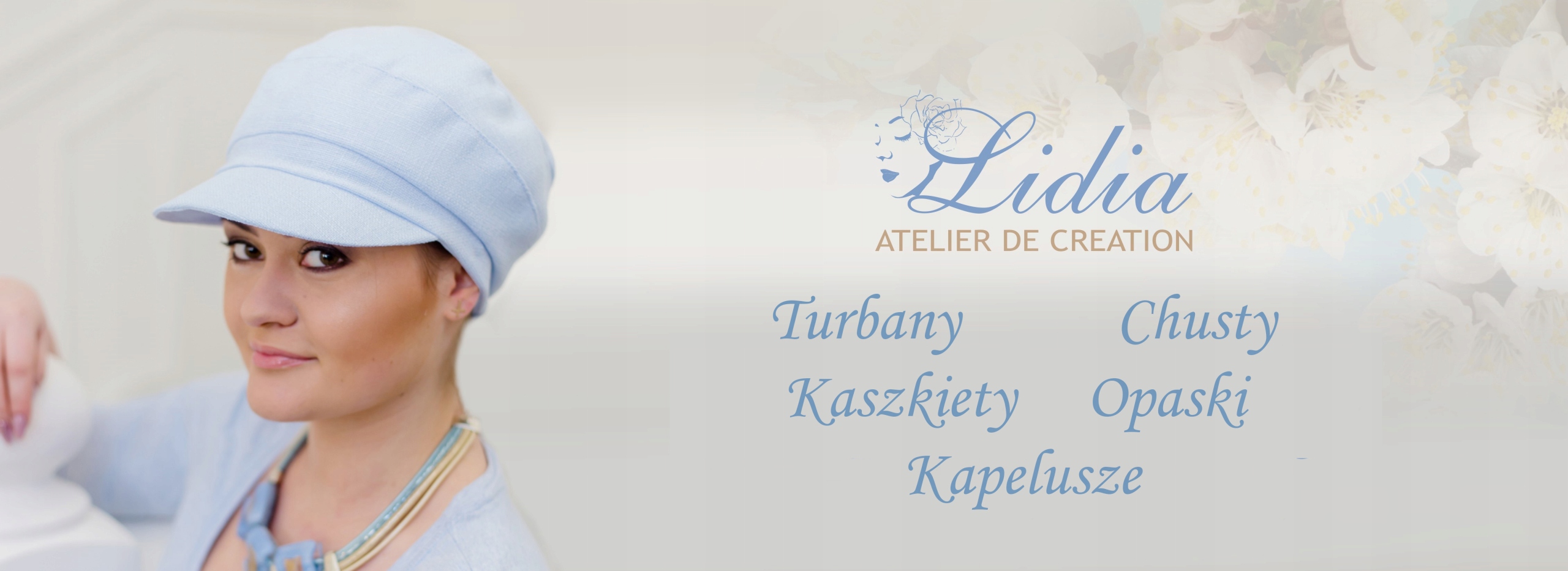 Turban Nicoletta B/115 Chusty Czapki Turbany Lidia Model nicoletta