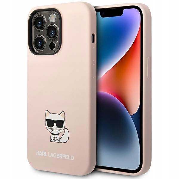 Etui Karl Lagerfeld do iPhone 14 Pro 6,1" hardcase jasnoróżowy/light pink S