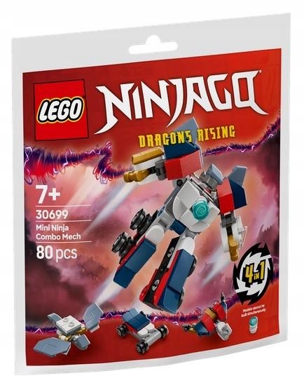 Lego(r) Ninjago 30699 Wielofunkcyjny Minimech Ninja 7+