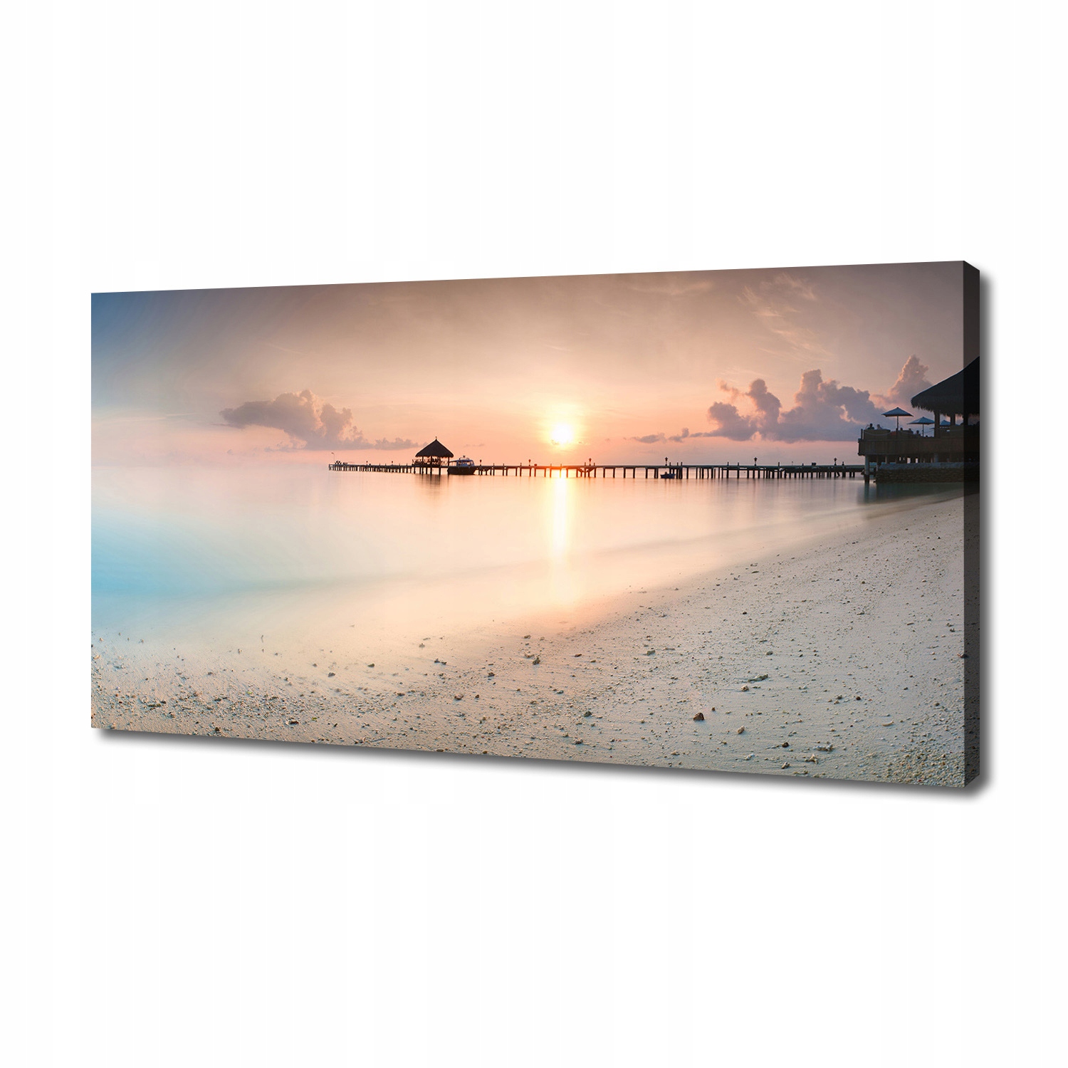 

Foto obraz na płótnie Plaża Malediwy 140x70 cm