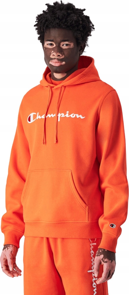Pánská Mikina Champion Hooded Oranžová 220253 OS014 vel. L