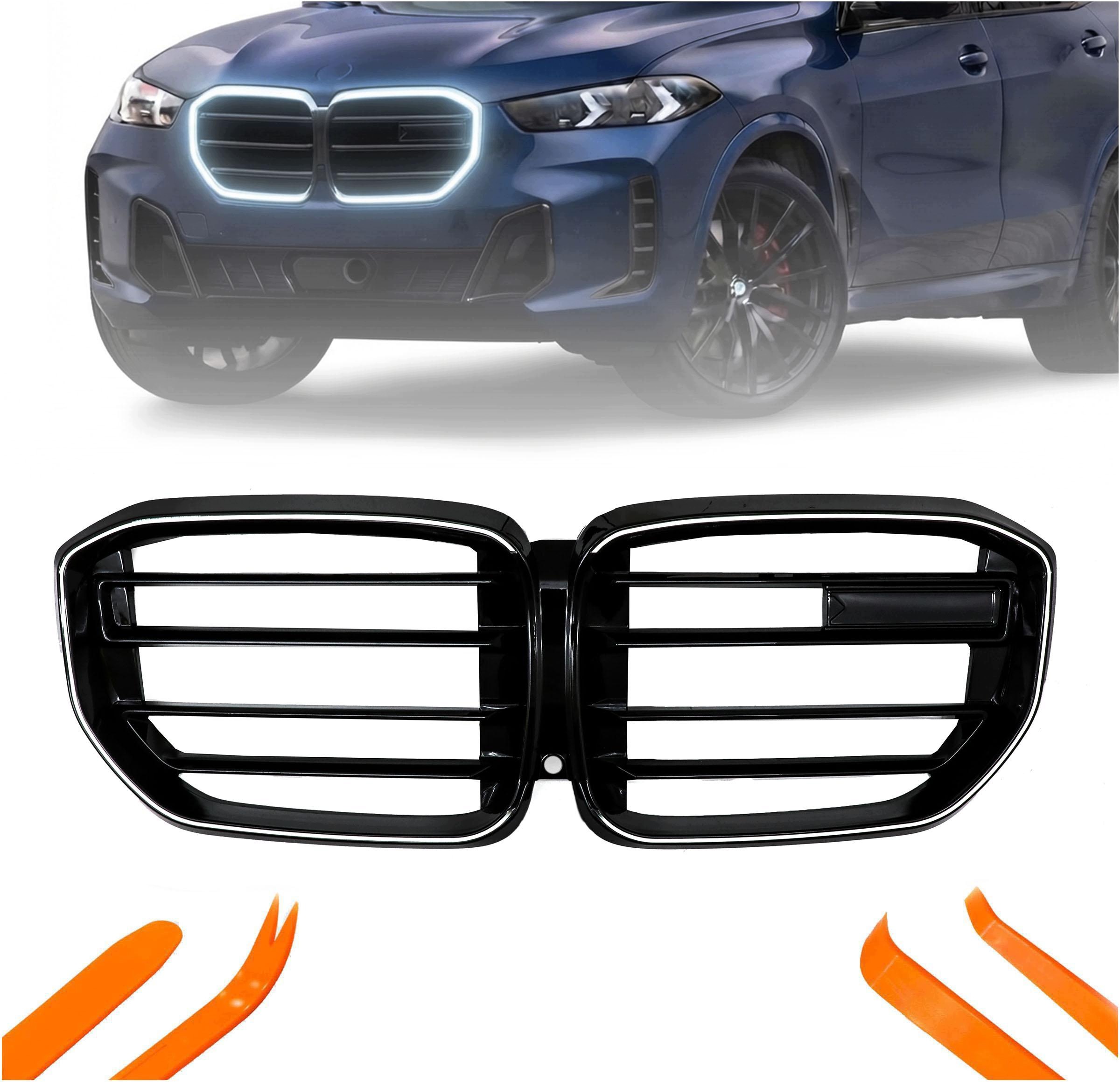 Led Přední Atrapa Pro Bmw X5 G18 2023 Černý Lesk