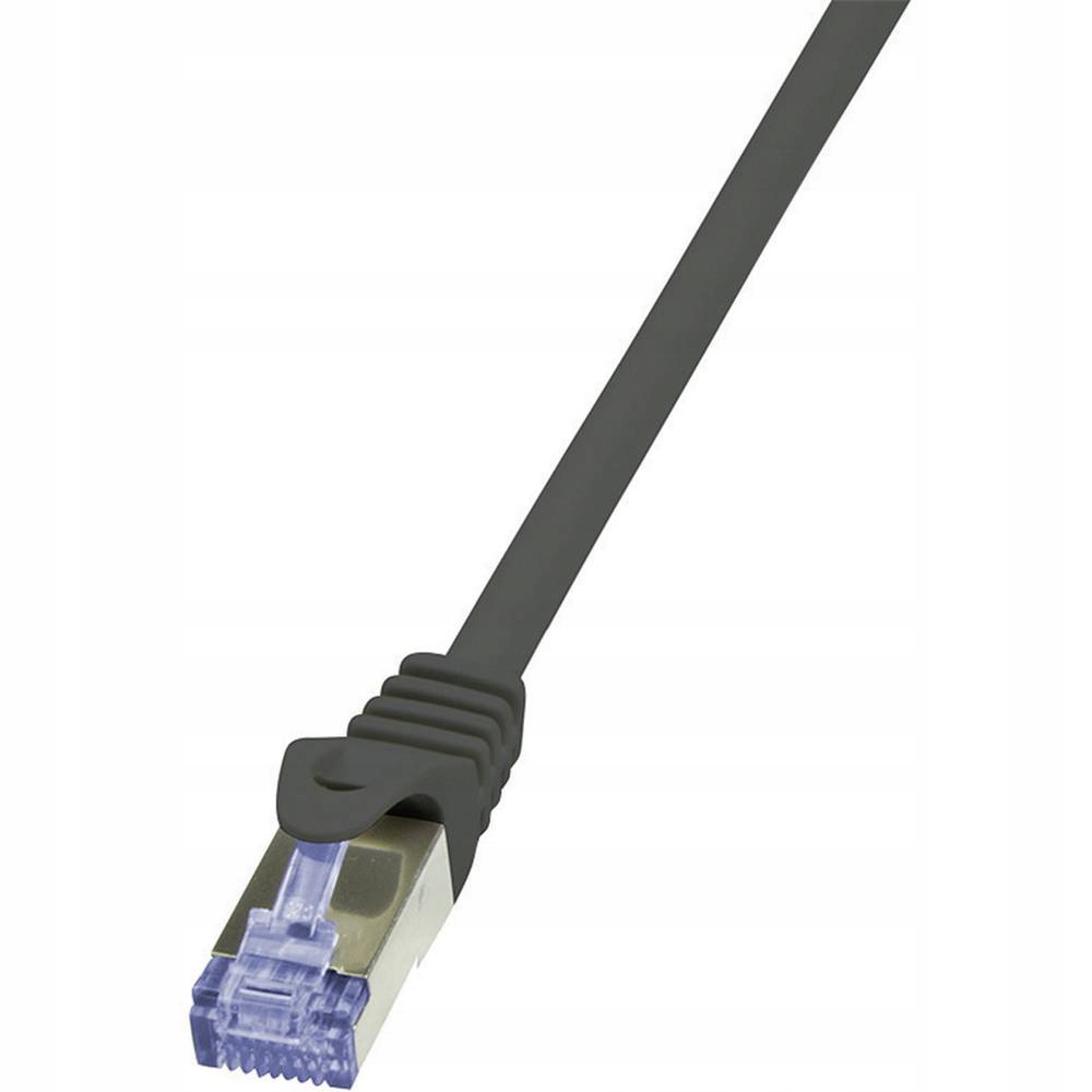 Logilink CQ3043S Patchcord Cat.6A 10G S/ftp Pimf PrimeLine 1,5m czarny