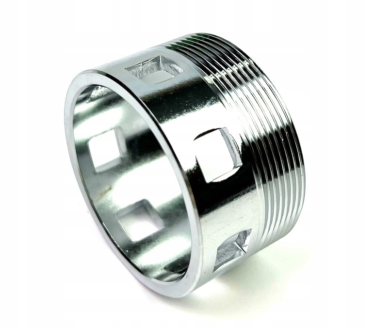Nakrętka tłumika kolanka cylindra Mz Ts Es 250, 250/2 Duells chrom