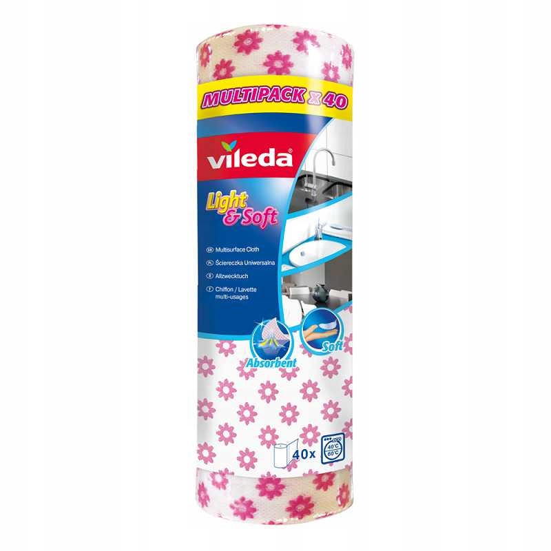 

Ściereczka Vileda Uniwersalna Light&soft Rolka