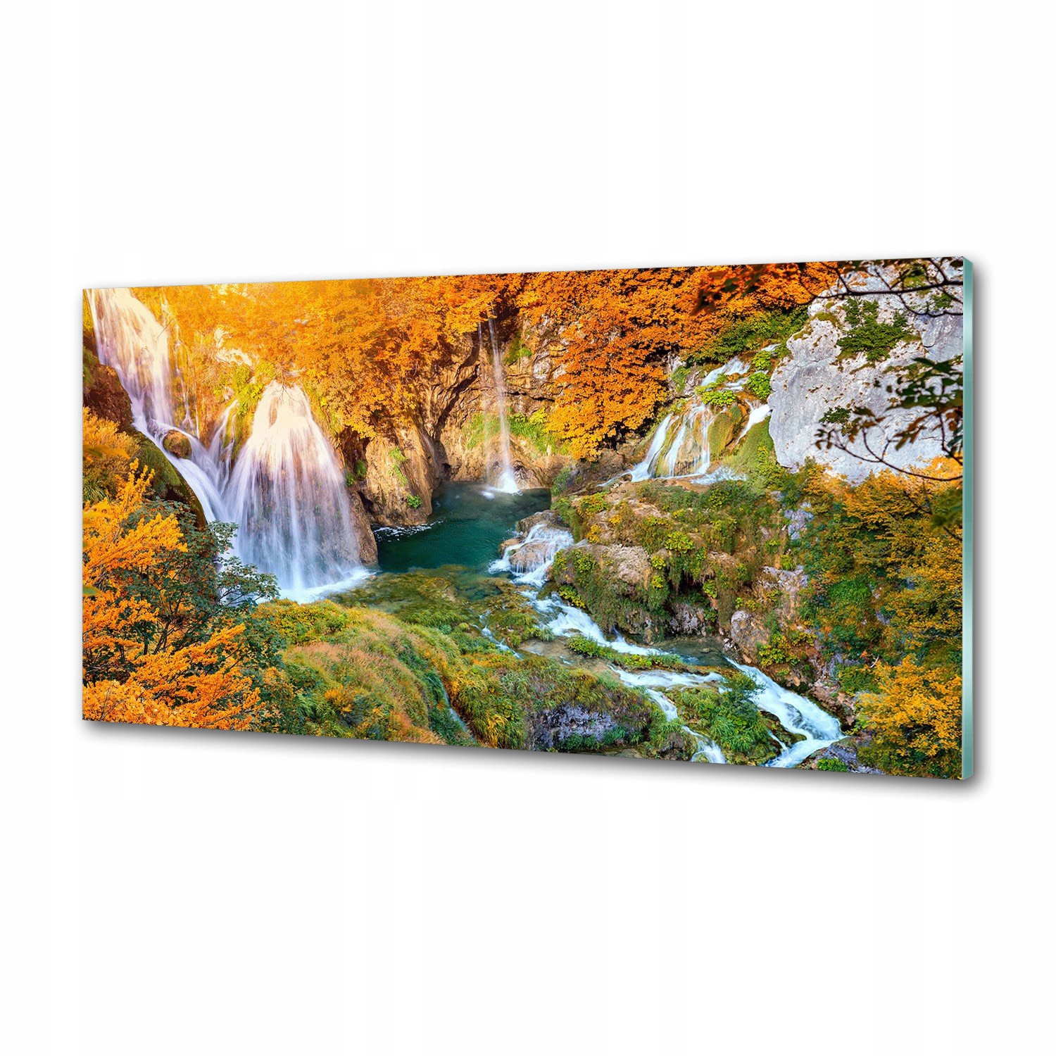 Panel do kuchyne Vodopád na jeseň 120x60 cm Lepidlo