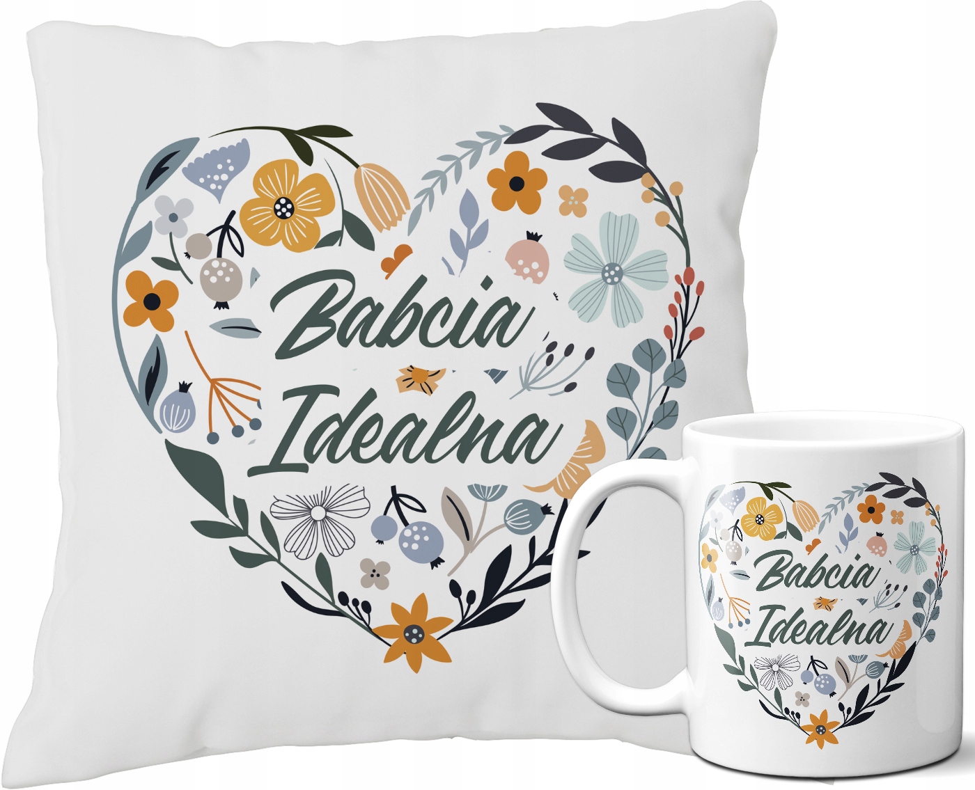 

Poduszka + Kubek - Prezent Dzień Babci Dziadka