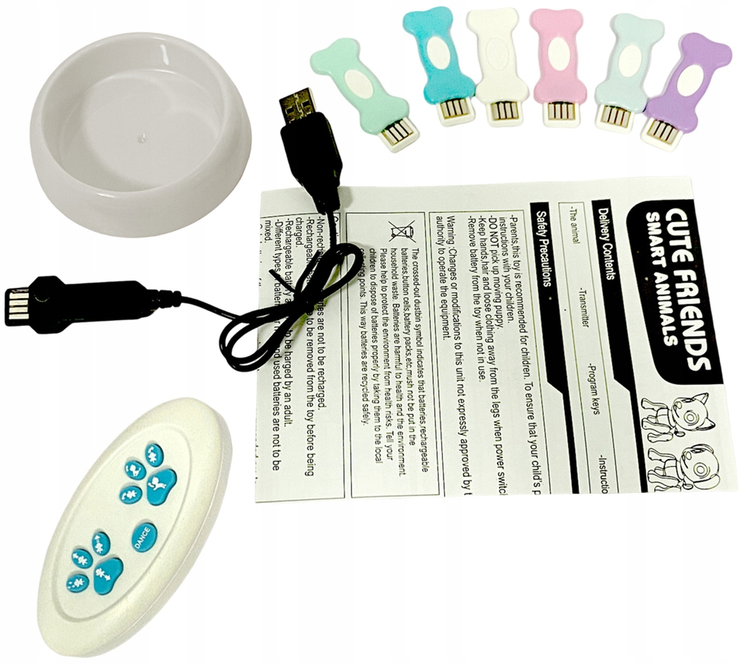 ROBOT PIESEK Interaktywny ZDALNIE STEROWANY PROGRAMOWANY USB Kod producenta 009376