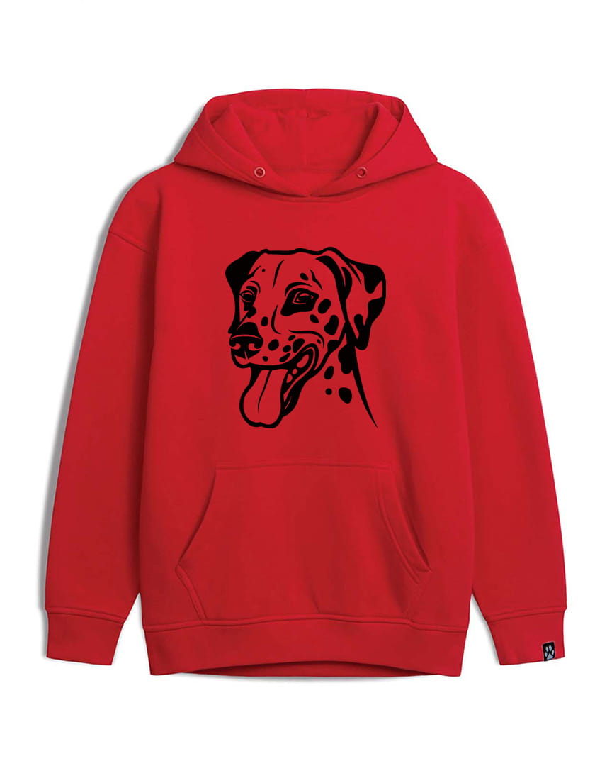 Mikina s kapucí pro psa Dalmatin – unisex potisk psa
