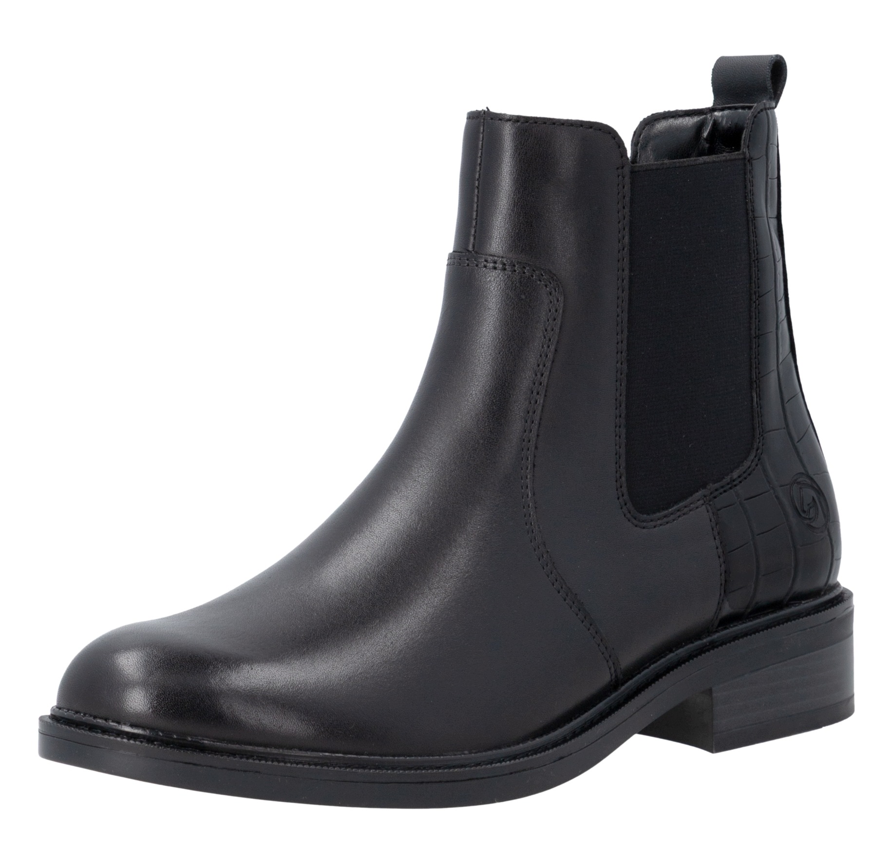 Remonte D2W78-00 vel.39 černé kotníkové boty Soft Rieker