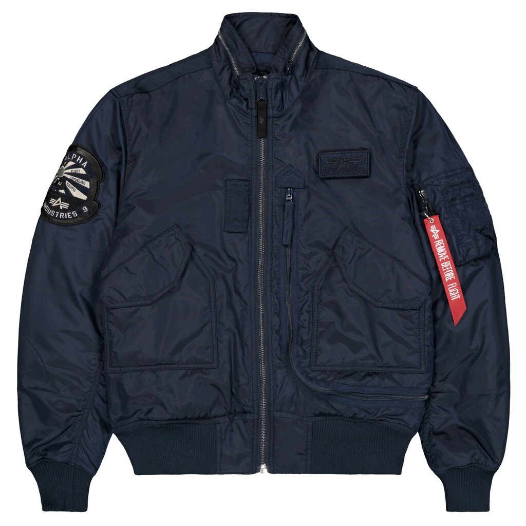 Kurtka Pilotka Wojskowa Flek Flyers Alpha Industries Engine Blue XL