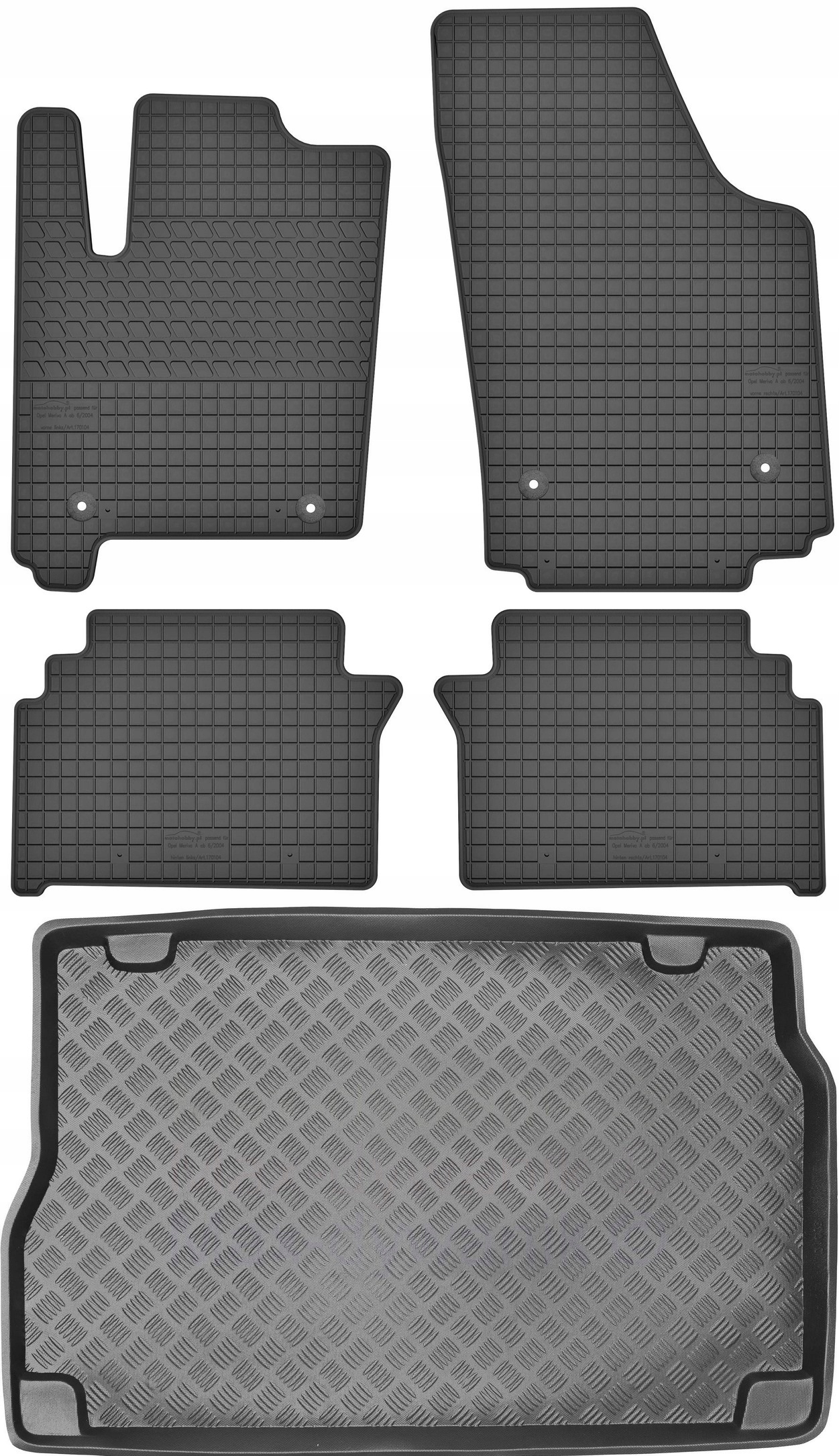 

Opel Meriva A Minivan 2003-2010 Dywaniki mata