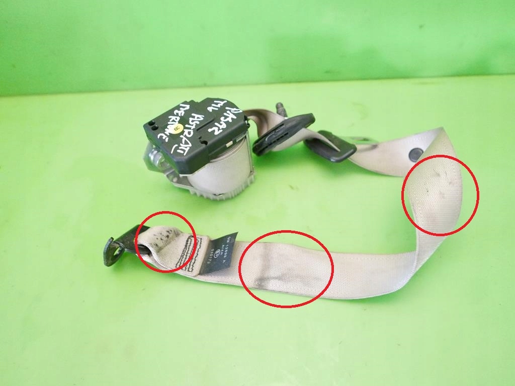 ремень безопасности opel Astra G II 3D