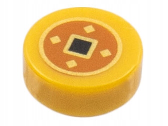 

Lego Płytka z nadrukiem tile złoty 98138pb267 1szt