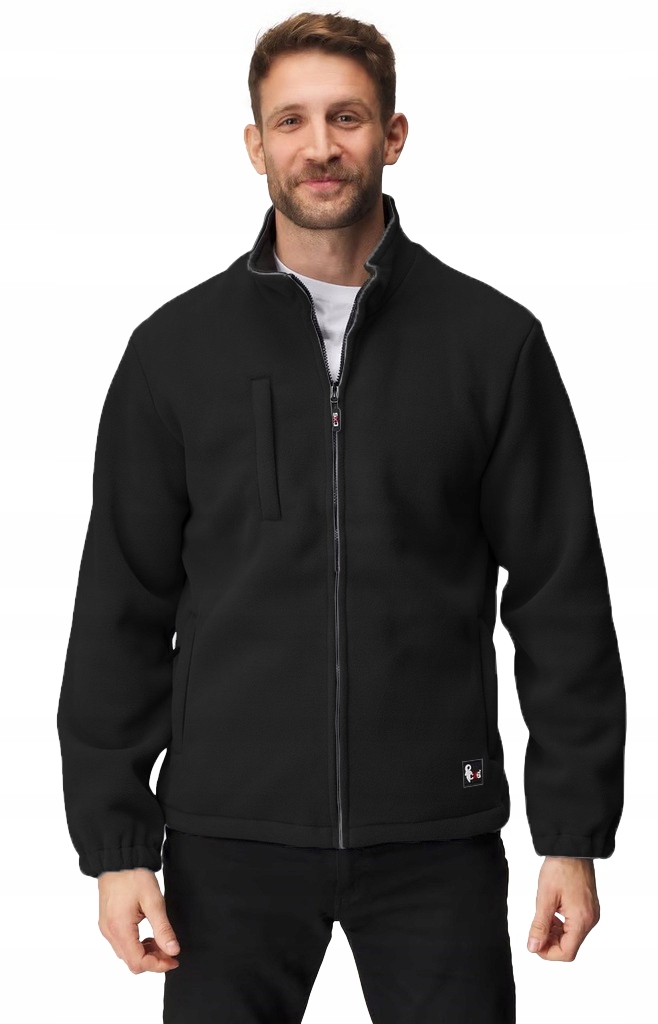 Rozepínací mikina černá silná 450 g Cxs Otawa XXL