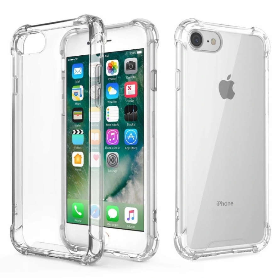 Etui Plecki Anti Shock Case Do Iphone 7 8 Se 2020 Se 2022 Szkło