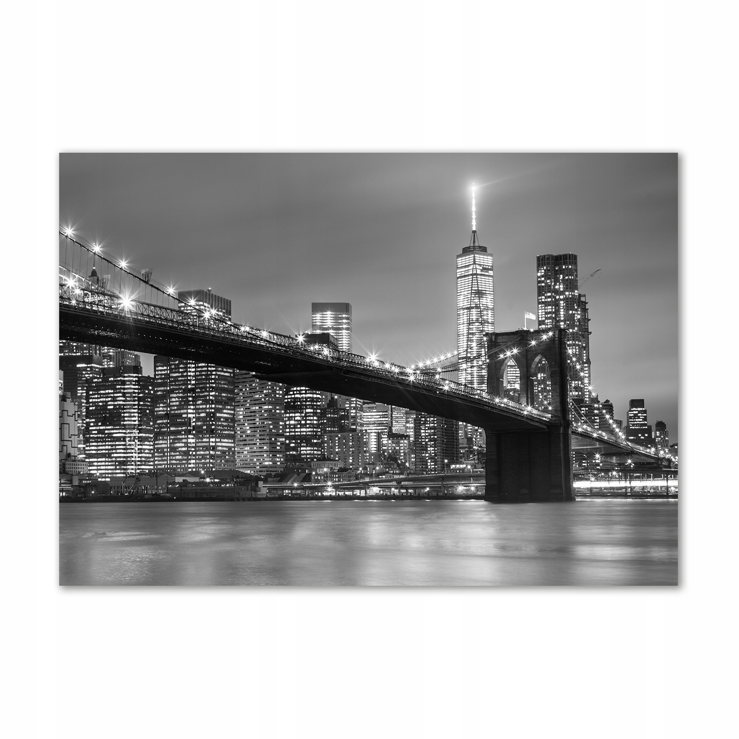 Foto obraz tvrzené sklo New York v noci 100x70