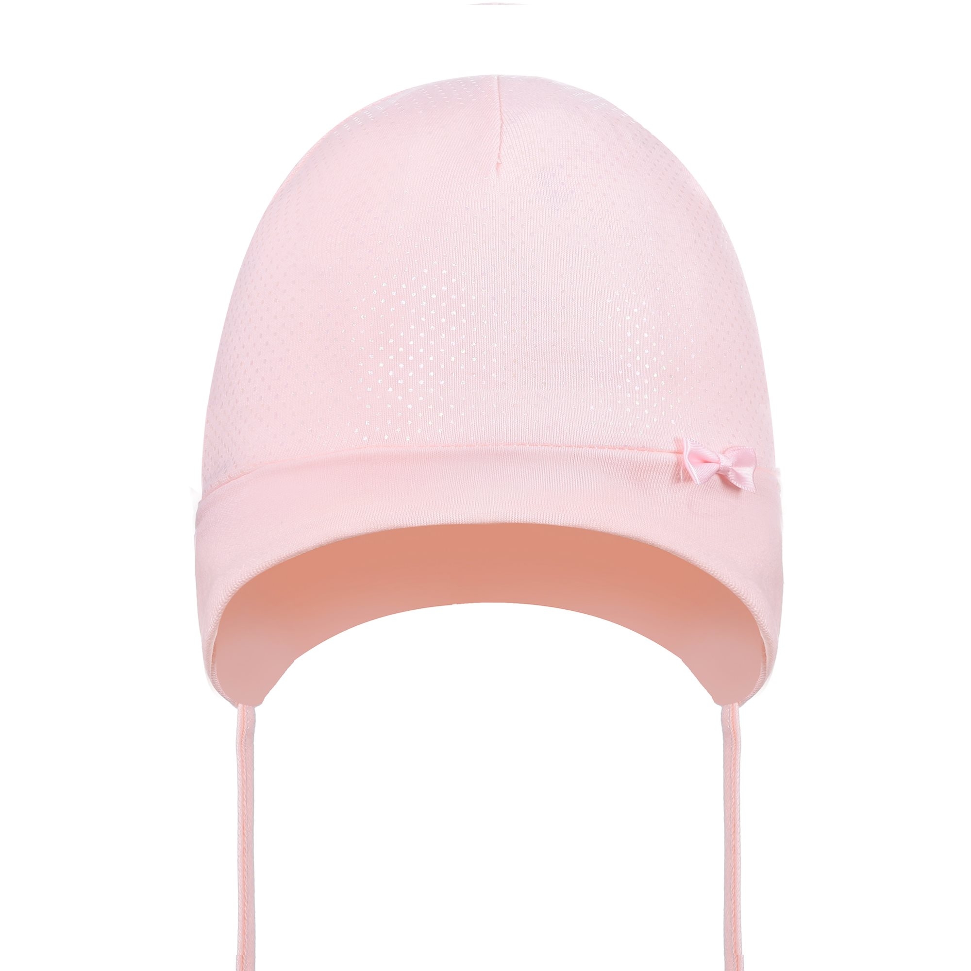 

Czapka Dziewczęca Bawełniana Wiązana Wiosna Lato