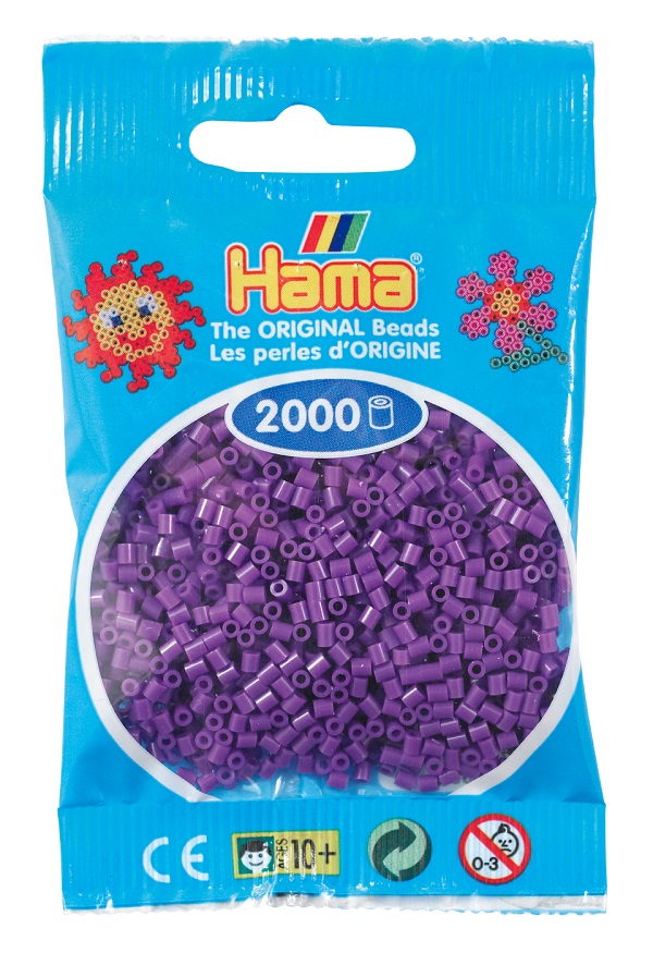 

Koraliki Hama Mini 2000 501-07 Kolor Fioletowy