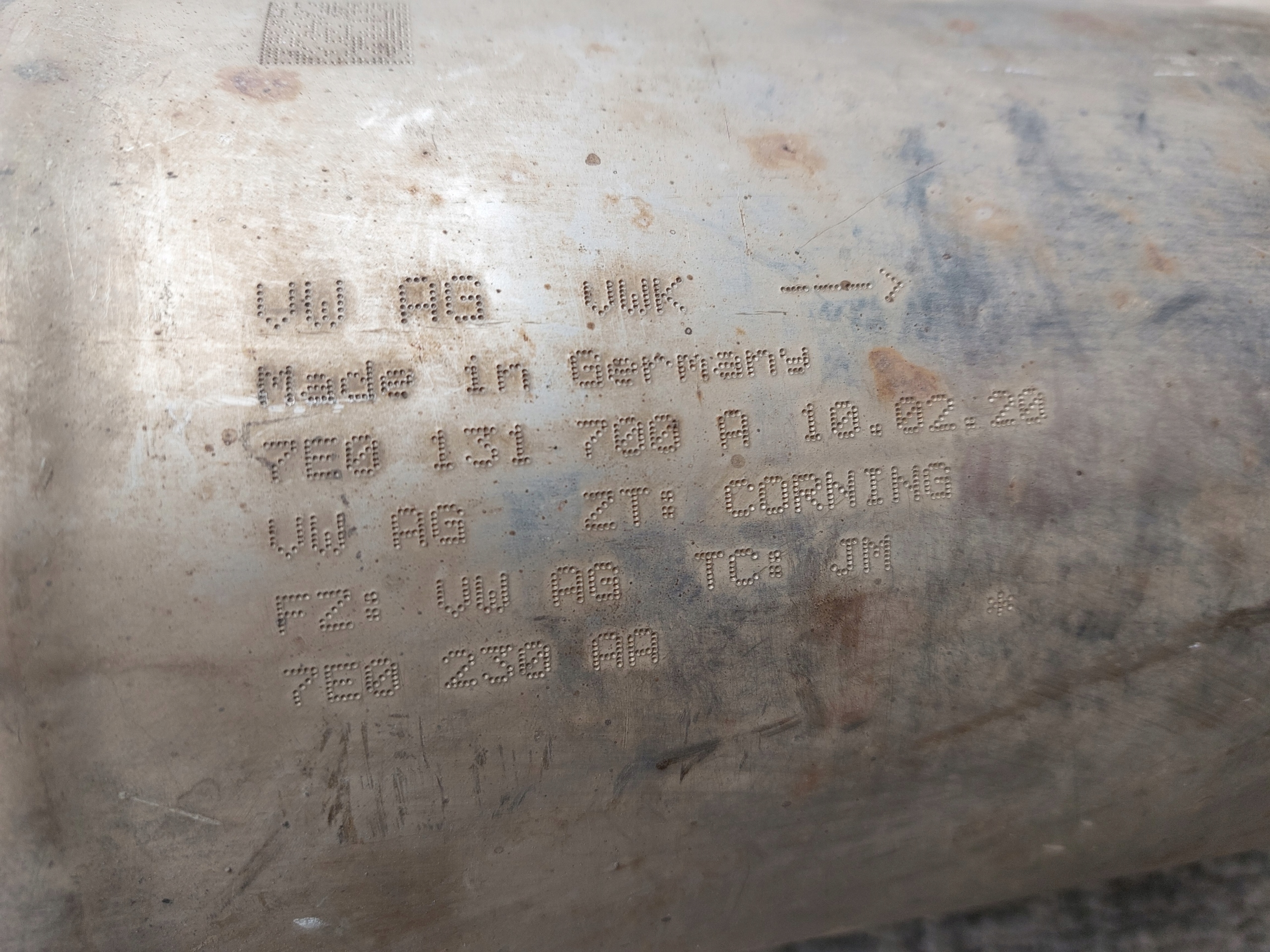 фильтр DPF катализатор vw T6 7E0131723R 7E0131700A